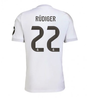 Real Madrid Antonio Rudiger #22 Hjemmebanetrøje 2025-26 Kortærmet